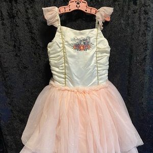Disney Animator’s Collection Pink and Cream Tulle Princess Dress/Leotard - 5/6
